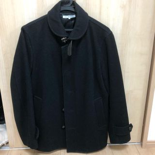 ユナイテッドアローズグリーンレーベルリラクシング(UNITED ARROWS green label relaxing)のgreen label relaxing メルトンコート　ブラック　Sサイズ(ピーコート)