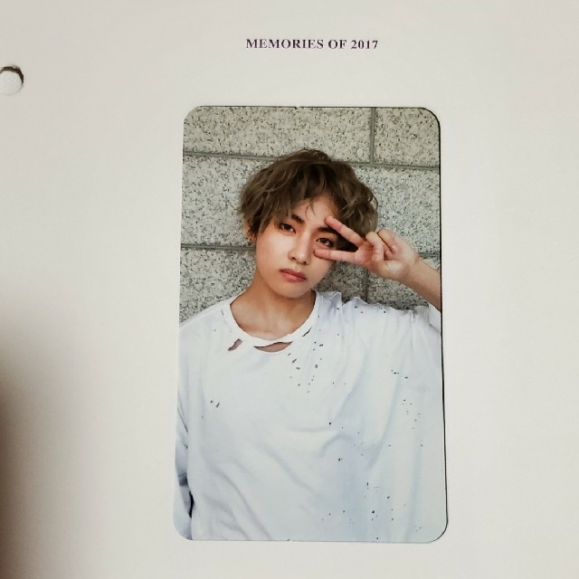 激安超安値 BTS memories 2017トレカ V v テヒョン テテ 7枚セット