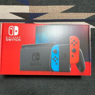 ニンテンドースイッチ(Nintendo Switch)の任天堂スイッチ　ネオンブルーネオンレッド(家庭用ゲーム機本体)