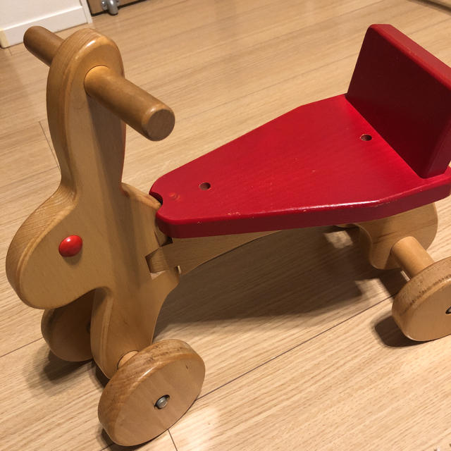 KOIDE うさぎ　四輪車　木製　木のおもちゃ