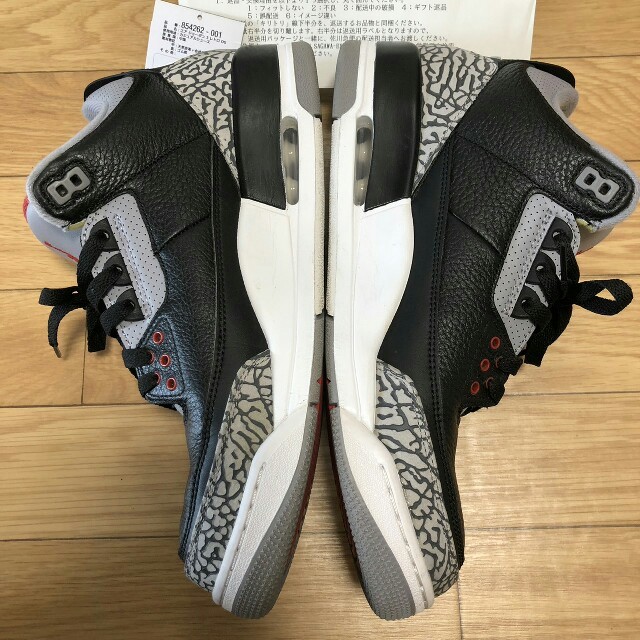 送料込みsize28.5 nike air jordan 3 og