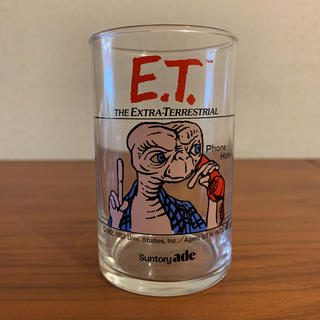 E.T. グラス コップ　食器　ヴィンテージ  映画　古着(食器)