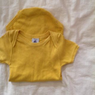 プチバトー(PETIT BATEAU)の半袖18months(カバーオール)