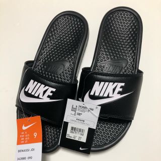 ナイキ(NIKE)のNIKEベナッシサンダル‼️24センチ‼️ブラック‼️(サンダル)