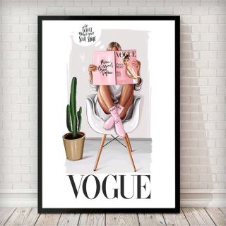 VOGUEインテリアポスターA4✩.*˚(アート/写真)