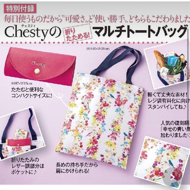 Chesty(チェスティ)のchesty マルチトートバッグ　エコバック レディースのバッグ(エコバッグ)の商品写真