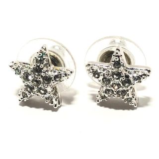 スワロフスキー(SWAROVSKI)のスワロフスキー ピアス美品  スター(ピアス)