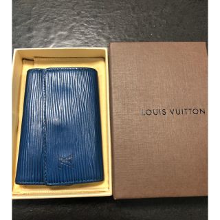 ルイヴィトン(LOUIS VUITTON)の【お買い得】ルイヴィトン　エピ　キーケース　ブルー(キーケース)