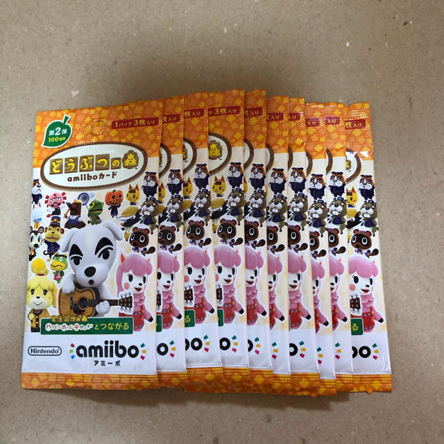 どうぶつの森 amiiboカード 第2弾 10パック セット