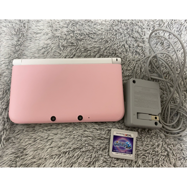 ニンテンドー3DS LL ピンク本体& ポケットモンスタームーン(ゲームソフト)
