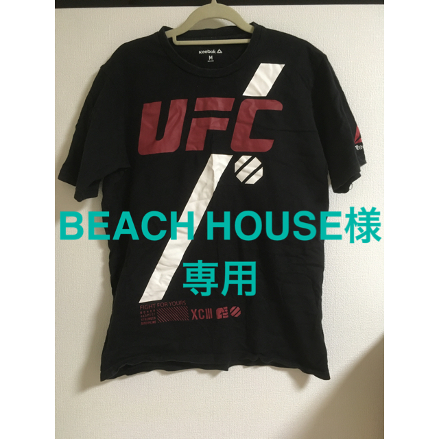 Reebok(リーボック)のBEACH HOUSE様専用Reebok リーボック　UFC Tシャツ　Mサイズ メンズのトップス(Tシャツ/カットソー(半袖/袖なし))の商品写真