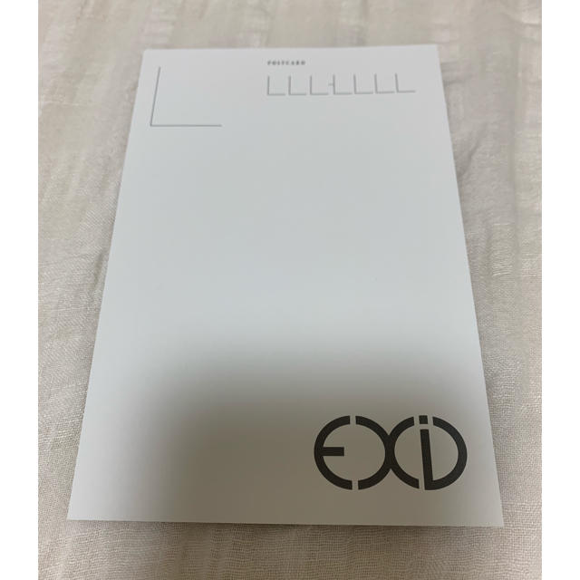 EXID公式ハニ直筆サインポストカード