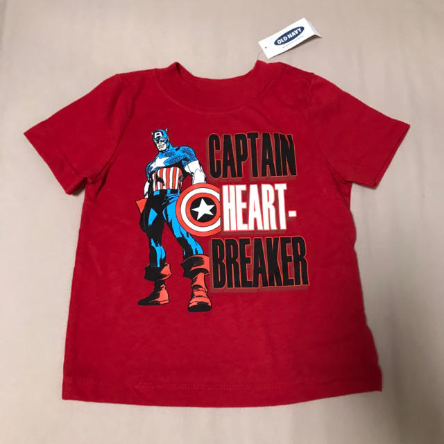 Old Navy(オールドネイビー)の【80サイズ】 old navy キャプテンアメリカ Tシャツ キッズ/ベビー/マタニティのベビー服(~85cm)(Ｔシャツ)の商品写真