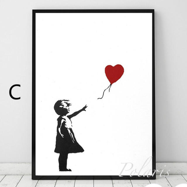 Banksy✩.*˚インテリアポスターA4 ハンドメイドのインテリア/家具(アート/写真)の商品写真