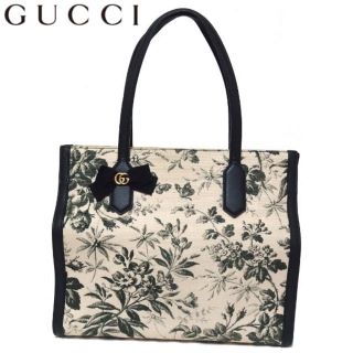 グッチ(Gucci)のGUCCI 日本限定 GGリボン ハーバリウム トートバッグ ブラック(トートバッグ)