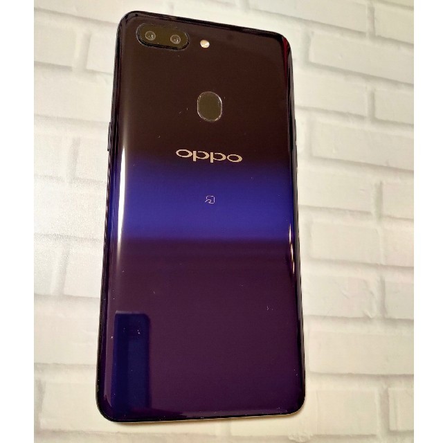 ANDROID(アンドロイド)のoppo R15PRO パープル SIMフリー スマホ/家電/カメラのスマートフォン/携帯電話(スマートフォン本体)の商品写真