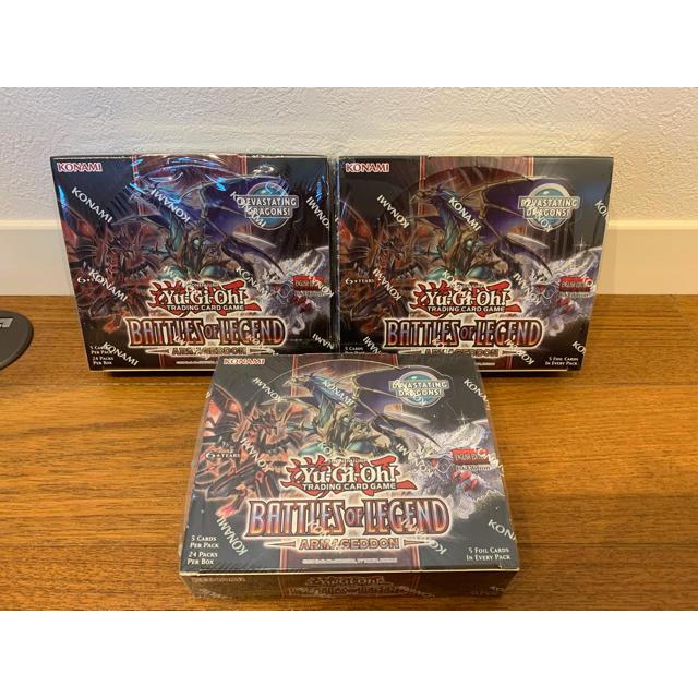 遊戯王 EU版 BATTLES OF LEGEND ARMAGEDDON 3個