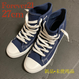 フォーエバートゥエンティーワン(FOREVER 21)のForever21 キャンパススニーカー 27センチ 新品未使用(スニーカー)