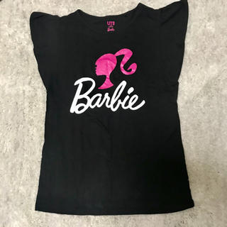バービー(Barbie)の150㎝★バービー★Tシャツ　黒(Tシャツ/カットソー)