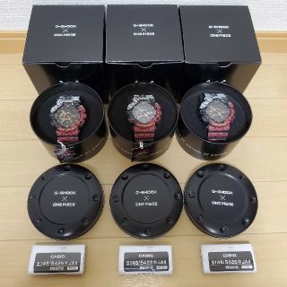 ジーショック(G-SHOCK)の3個セット　G-SHOCK 　ONE PIECE コラボ モデル(腕時計(アナログ))