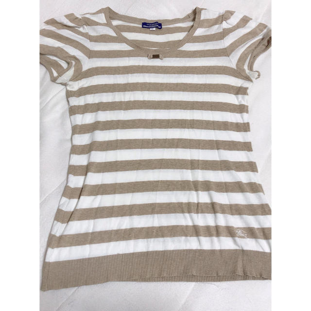 BURBERRY BLUE LABEL(バーバリーブルーレーベル)のバーバリー  ブルーレーベル  トップス　8月25日までの出品 レディースのトップス(Tシャツ(半袖/袖なし))の商品写真