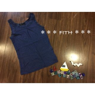 フィス(FITH)の★使用2.3回美品★ FITH フィス レース付きノースリーブ 120 ★ DD(Tシャツ/カットソー)