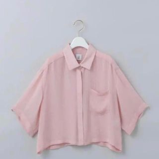 ビューティアンドユースユナイテッドアローズ(BEAUTY&YOUTH UNITED ARROWS)の＜6(ROKU)＞SHEER SHORT SHIRT/シャツ(シャツ/ブラウス(半袖/袖なし))