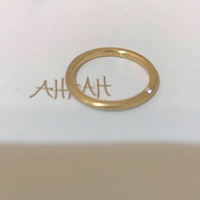 AHKAH(アーカー)のアーカー*オネスティリング*K18YGダイヤ レディースのアクセサリー(リング(指輪))の商品写真