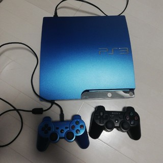プレイステーション3(PlayStation3)の　ps3 本体　コントローラー2個　電源マイクロUSBケーブル(家庭用ゲーム機本体)