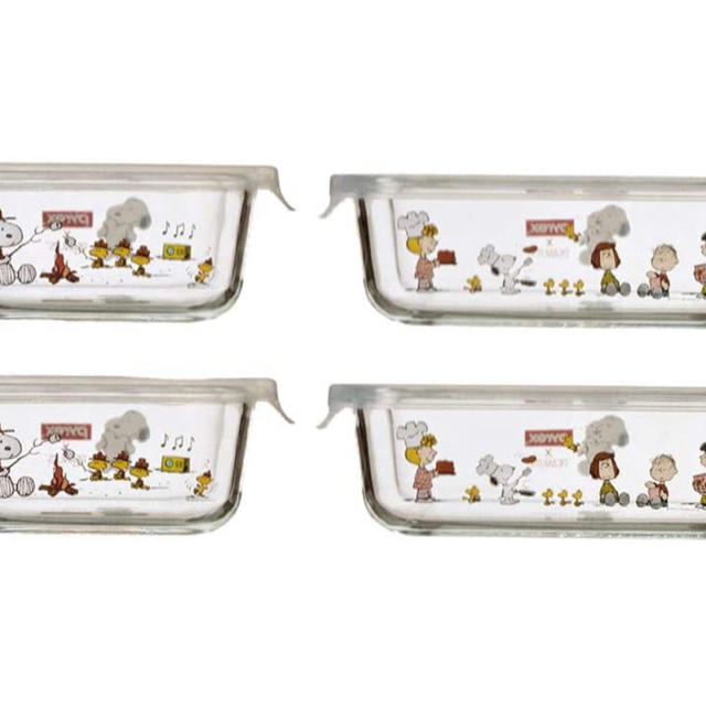 Pyrex(パイレックス)のパイレックス　スヌーピー  ガラス インテリア/住まい/日用品のキッチン/食器(容器)の商品写真