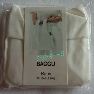 ロンハーマン(Ron Herman)のbaby baggu ベビー バグゥ ホワイト エコバッグ(エコバッグ)