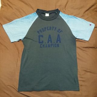 チャンピオン(Champion)のChampion チャンピオン カレッジ プリント Tシャツバータグ M(Tシャツ/カットソー(半袖/袖なし))