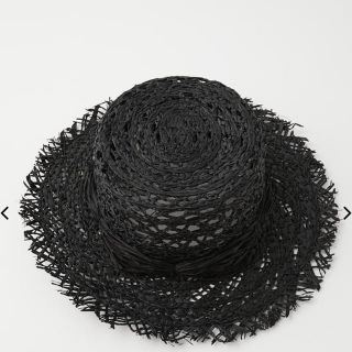 マウジー(moussy)のmoussy RAFFIA BRIM ハット(麦わら帽子/ストローハット)