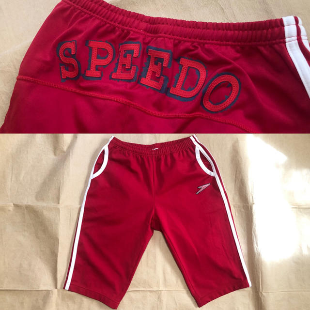 SPEEDO(スピード)のSPEEDO ハーフパンツ M 赤 レディース  レディースのパンツ(ハーフパンツ)の商品写真