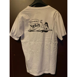 エックスガール(X-girl)のWIND AND SEA × X-girl  Tシャツ　L   美品(Tシャツ/カットソー(半袖/袖なし))