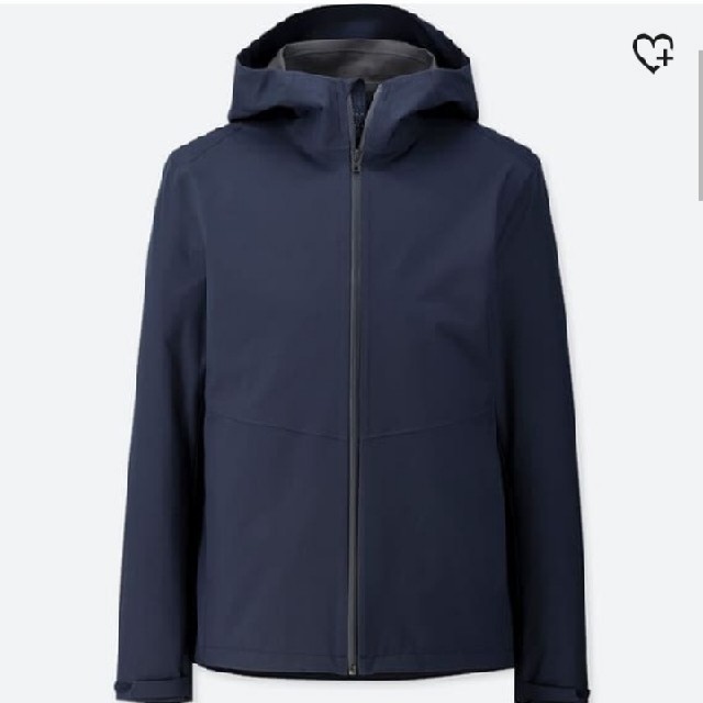 UNIQLO(ユニクロ)のユニクロ ブロックテックパーカ ネイビーL メンズのトップス(パーカー)の商品写真