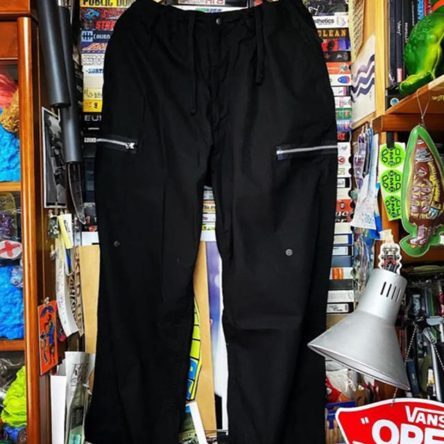 今季特売 SSZ PARASITE ZIP PANTS BLACK M BEAMS パンツ