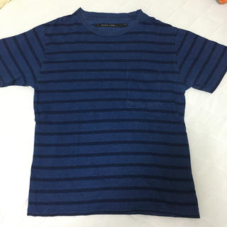 ニコアンド(niko and...)のポケットTシャツ BLUE(Tシャツ/カットソー(半袖/袖なし))
