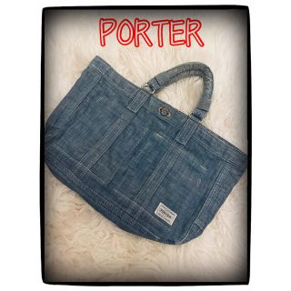 ポーター(PORTER)のPORTER デニムトートバッグ(トートバッグ)