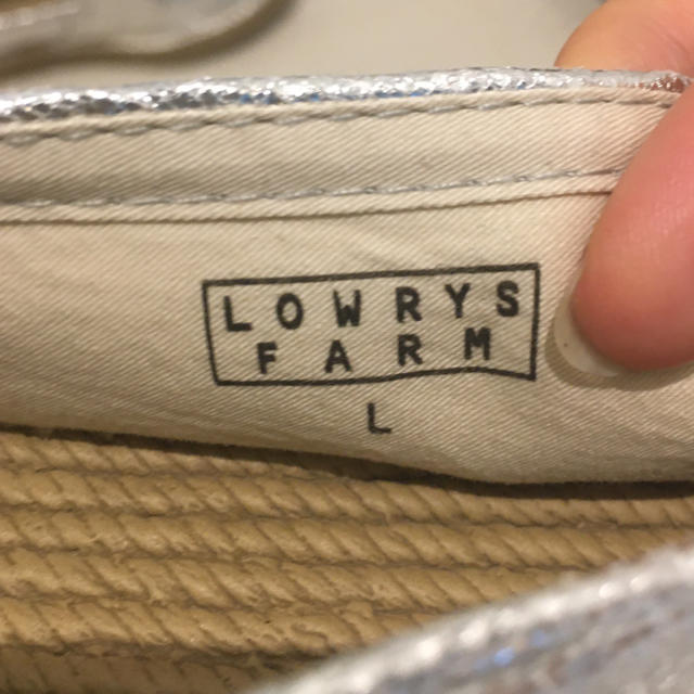 LOWRYS FARM(ローリーズファーム)のLOWRYS FARM 厚底スリッポン　ローファー　Lサイズ レディースの靴/シューズ(スリッポン/モカシン)の商品写真