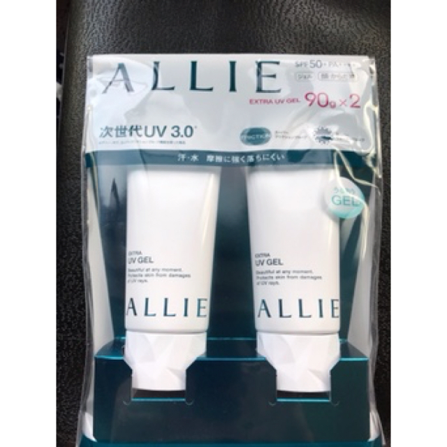 ALLIE(アリィー)のアリー日焼け止めジェル　90g2個セット コスメ/美容のボディケア(日焼け止め/サンオイル)の商品写真