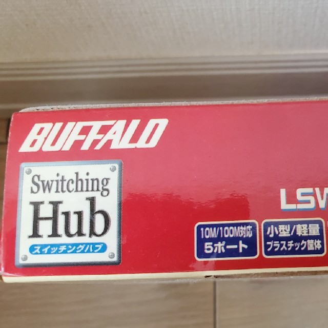 Buffalo(バッファロー)のBUFFALO スイッチングハブ スマホ/家電/カメラのPC/タブレット(PC周辺機器)の商品写真
