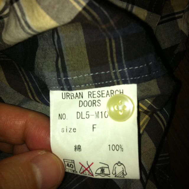 URBAN RESEARCH(アーバンリサーチ)のアーバンリサーチのチェックシャツ レディースのトップス(シャツ/ブラウス(長袖/七分))の商品写真