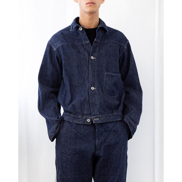 COMOLI(コモリ)の【20AW/新品】comoli デニムジャケット ネイビー サイズ 3 メンズのジャケット/アウター(Gジャン/デニムジャケット)の商品写真