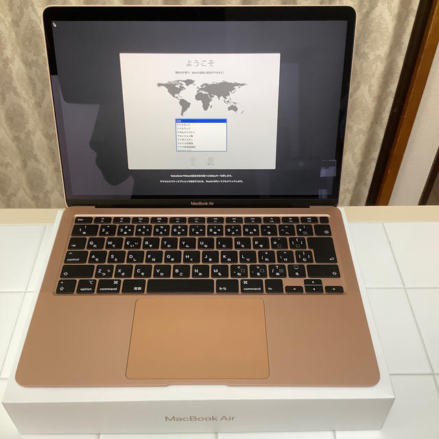 大量購入用 MacBook Air(2020) 13インチ i3ゴールド 美品 ノートPC