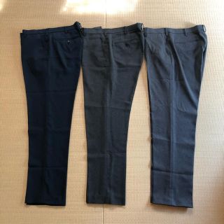 ユニクロ(UNIQLO)のユニクロ 感動パンツ スラックス W88 3枚セット(スラックス)