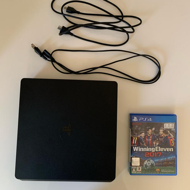 激安！PS4本体(箱付き)美品＋ウイニングイレブンセット！　早い者勝ち！