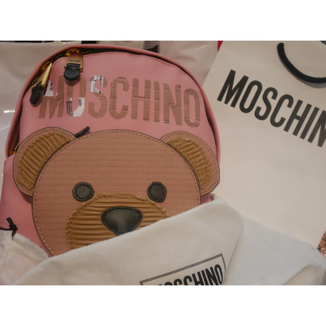 新品未使用 MOSCHINO テディベアバックパック ハンドバッグ