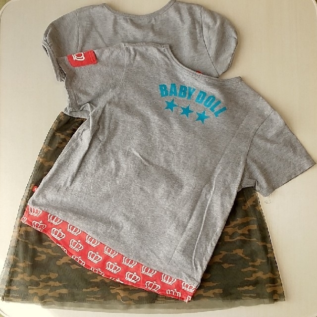 BABYDOLL(ベビードール)の☆ちぃ1439様専用 BABY DOLL 140cm Tシャツ キッズ/ベビー/マタニティのキッズ服女の子用(90cm~)(Tシャツ/カットソー)の商品写真