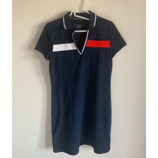 トミーヒルフィガー(TOMMY HILFIGER)のa❤︎様専用！tommy&hilfiger  ワンピース　ネイビー(ひざ丈ワンピース)